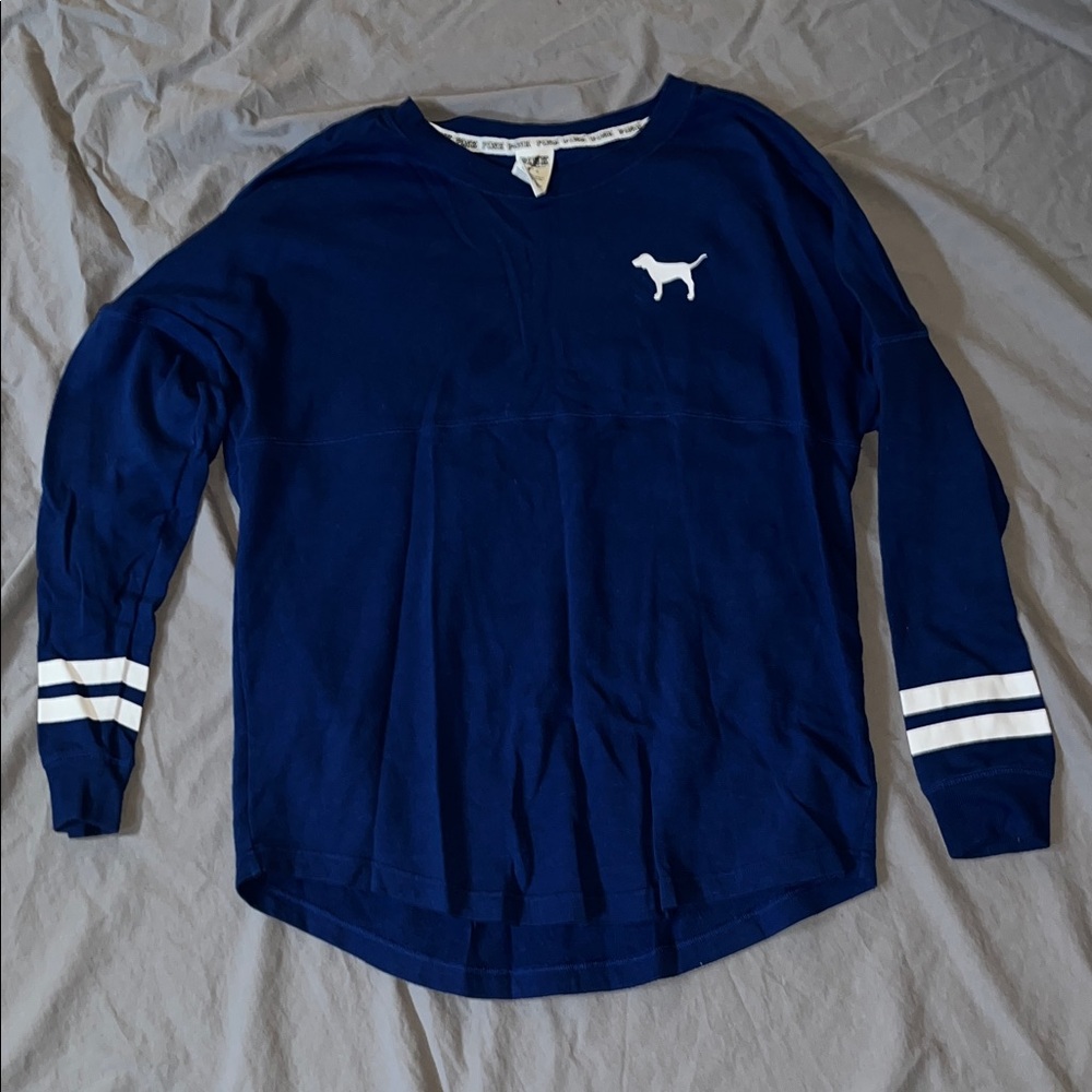 PINK Victoria's Secret Blue Sweatshirt